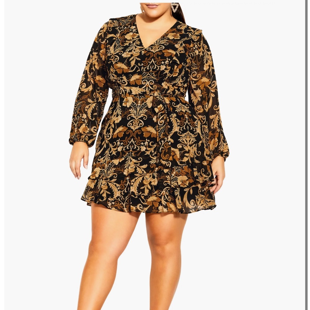 NWT City Chic Boho Dress